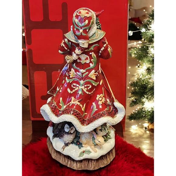 Fitz and Floyd Bellacara Musical Figurine Plays Silent Night New in Box - Picture 3 of 6